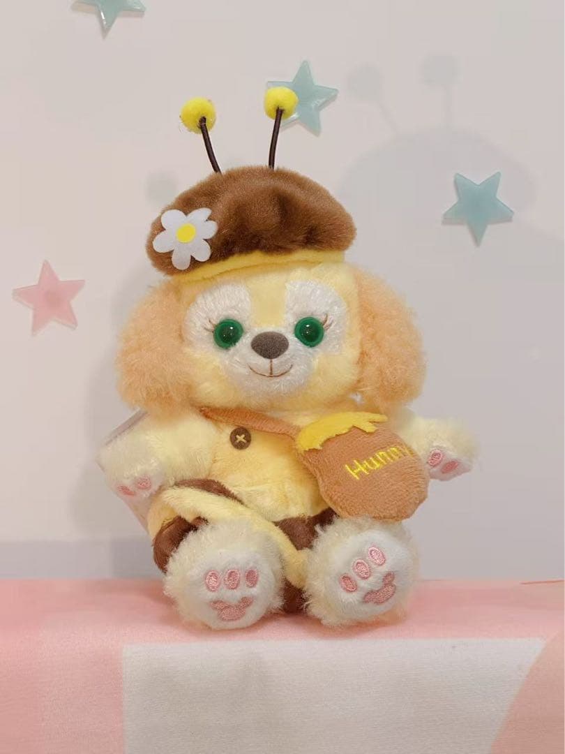 Rosé様専用 お顔厳選 ディズニー ミツバチクッキーアン 肩のせぬいぐるみ