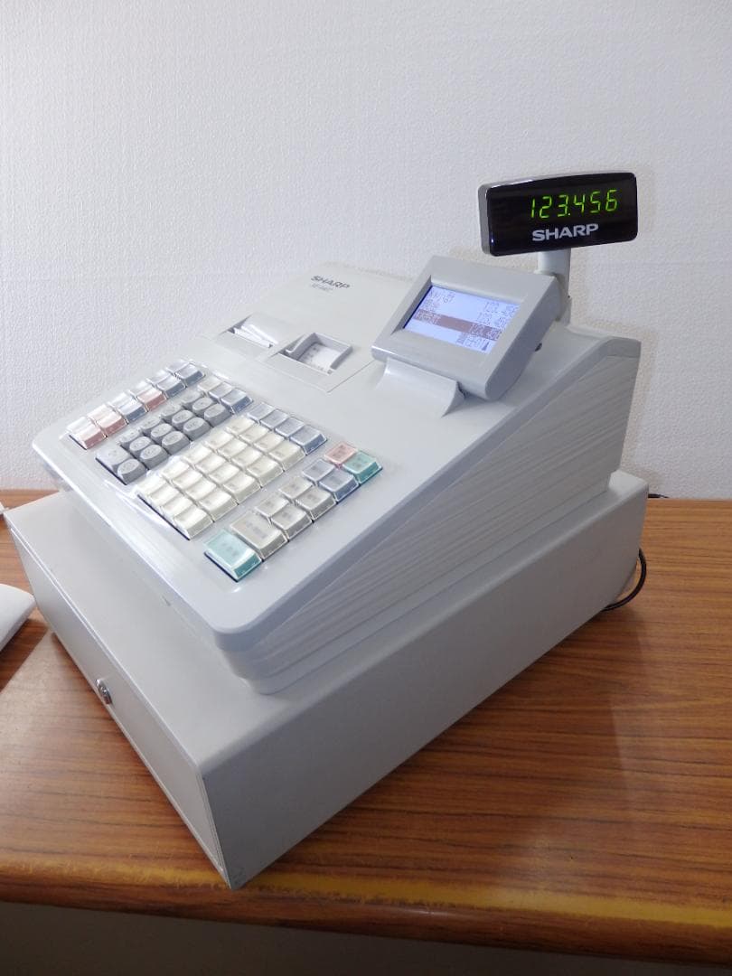 5210 設定無料XE-A407W 20部門 シャープ レジスター 軽減税率対応