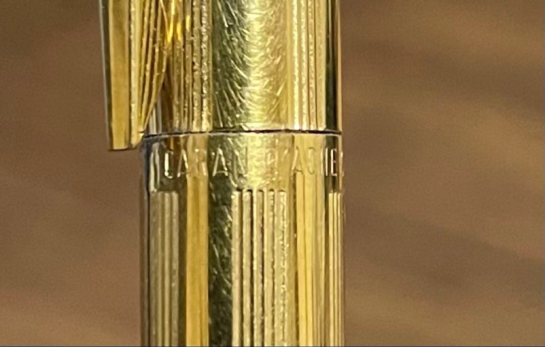 ☆希少☆カランダッシュ（70年代後半）金メッキボールペン スイス お