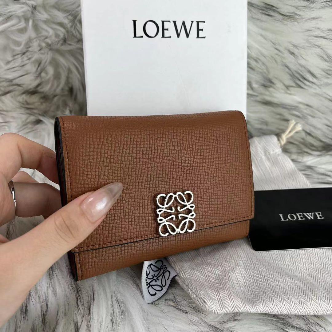 箱付き】LOEWE 三つ折り財布