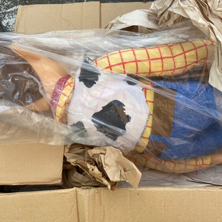 ディズニー　トイストーリー　ウッディー　等身大　フェイギア