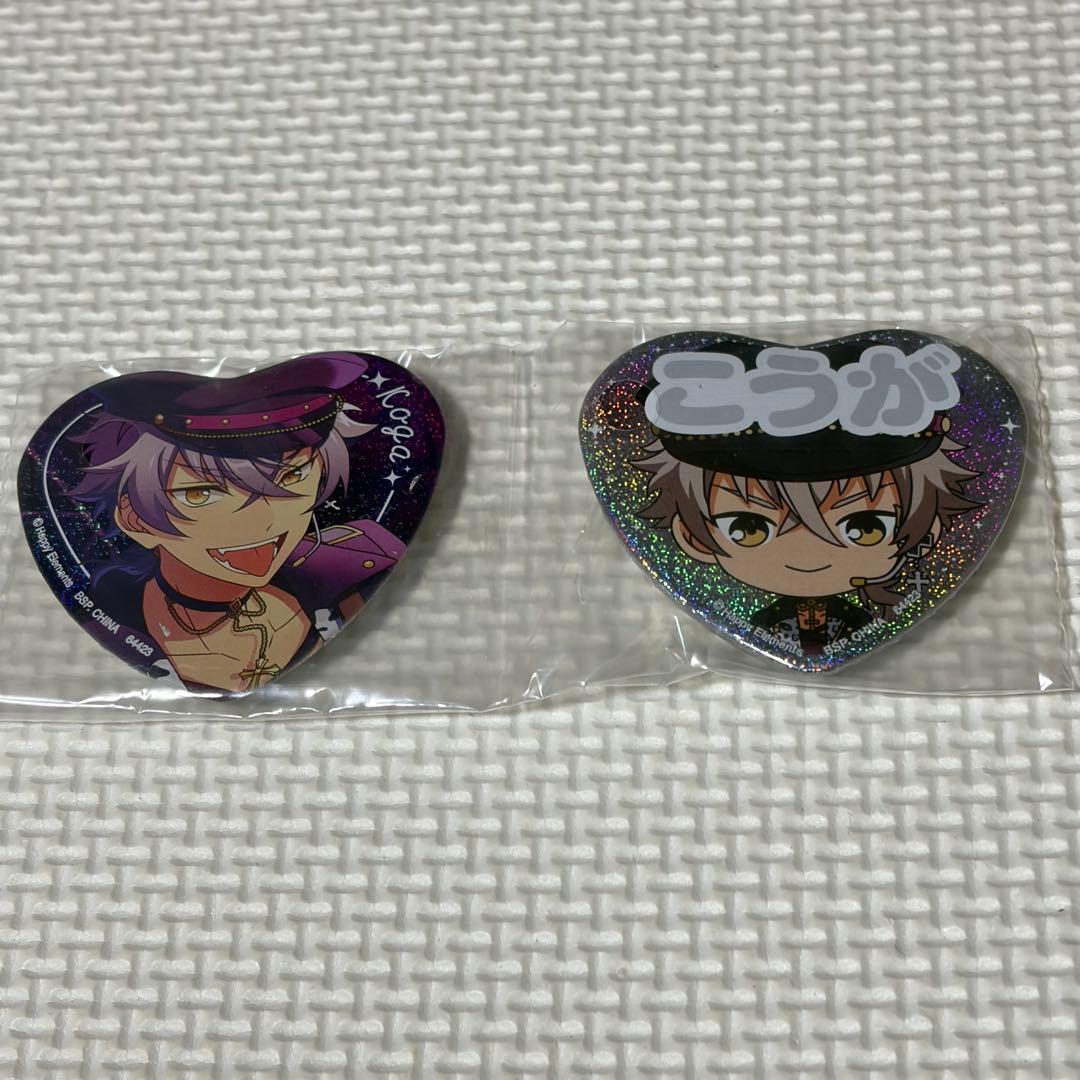 あんスタ 大神晃牙 一番くじ ハート缶バッジ - メルカリ