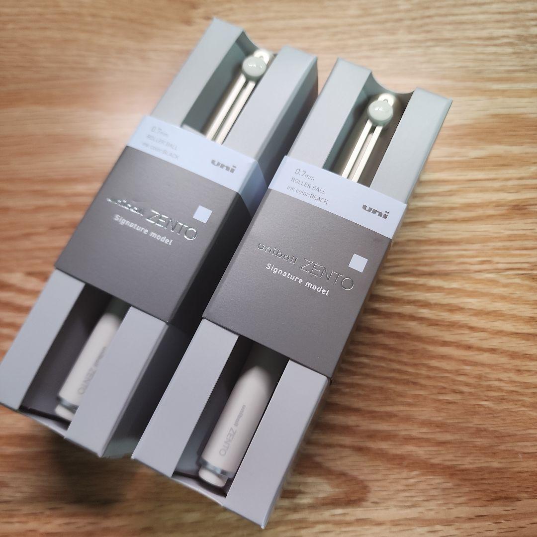 uniball ZENTO ユニボールゼントシグニチャーモデル 2本セット - メルカリ