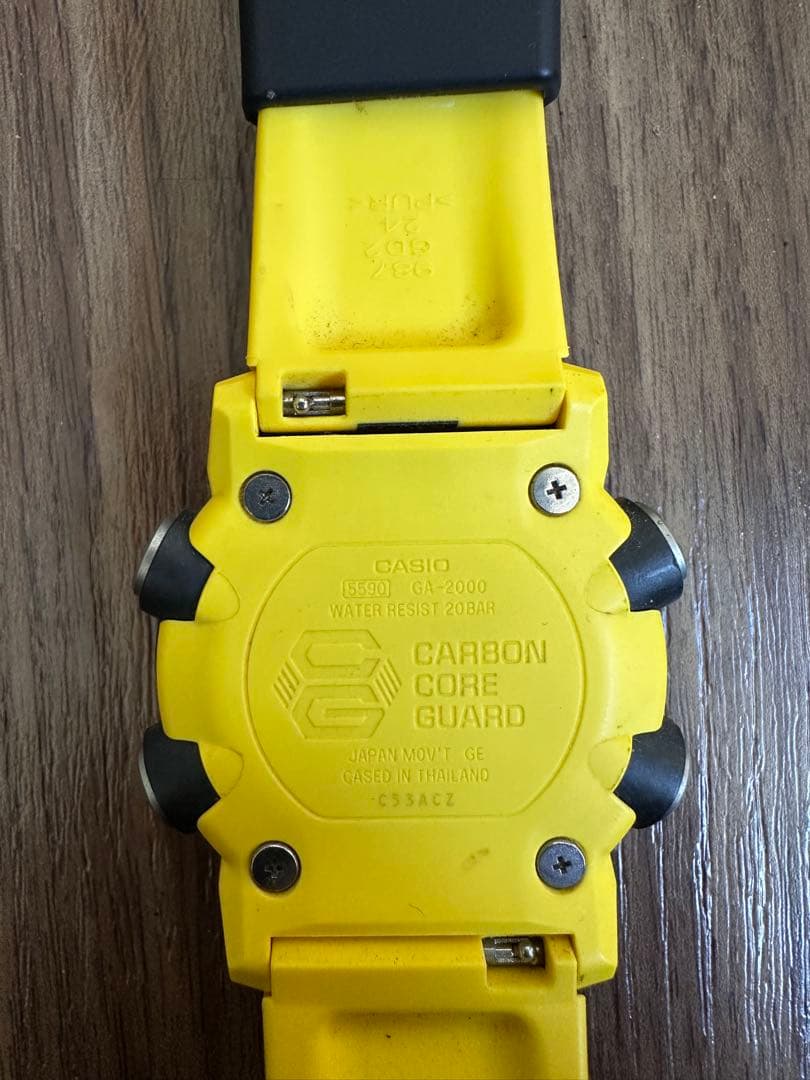G-SHOCK カーボンコアガード ブラック/イエロー