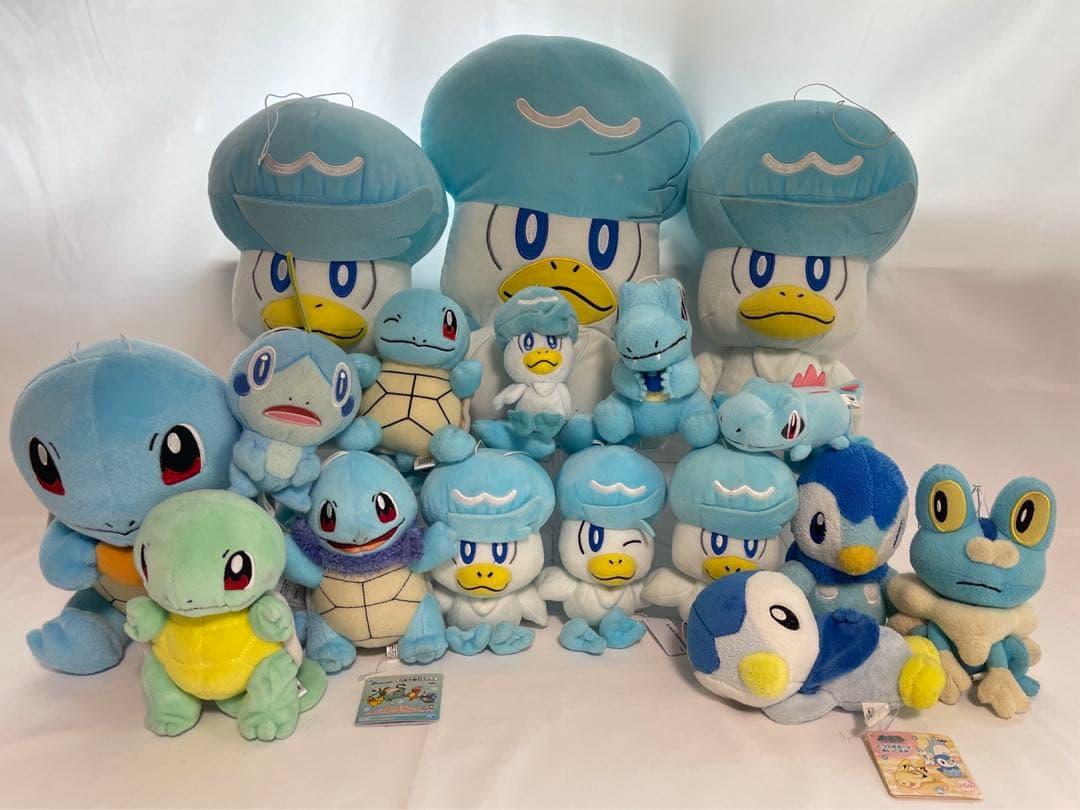 ポケモン 御三家 水タイプ ぬいぐるみ17体