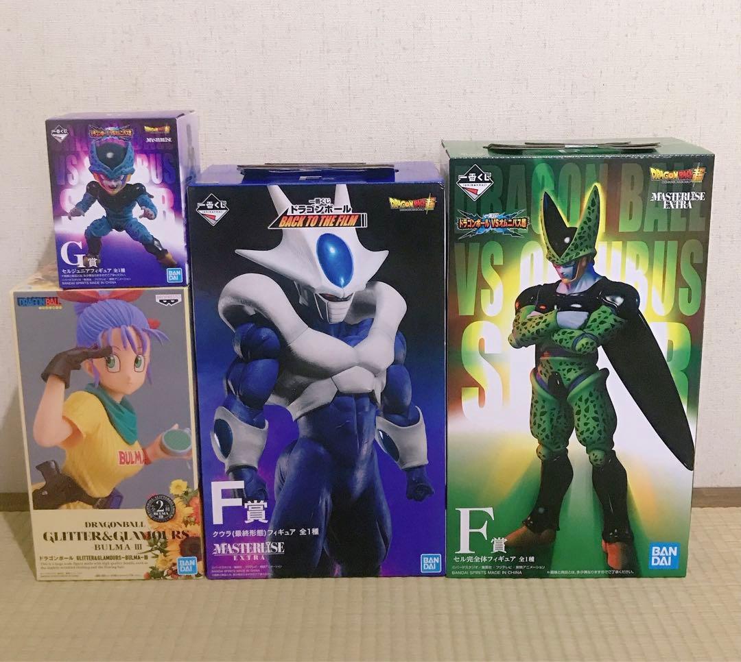 一番くじドラゴンボール クウラ セル フィギュア 4体セット クウラ