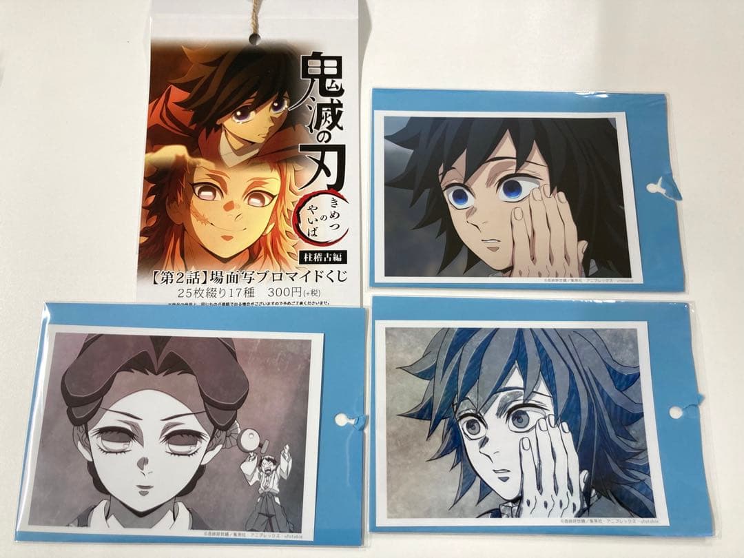 鬼滅の刃 柱稽古編 2話 場面写ブロマイドくじ 14枚+表紙