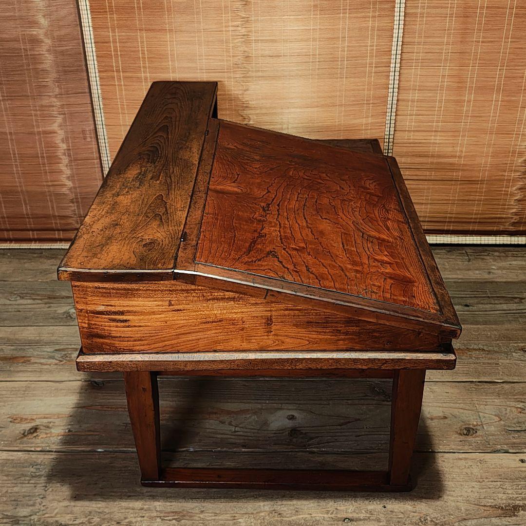 帳場机 文机 ライティングデスク 昭和レトロ 古家具 楽天市場】【大人