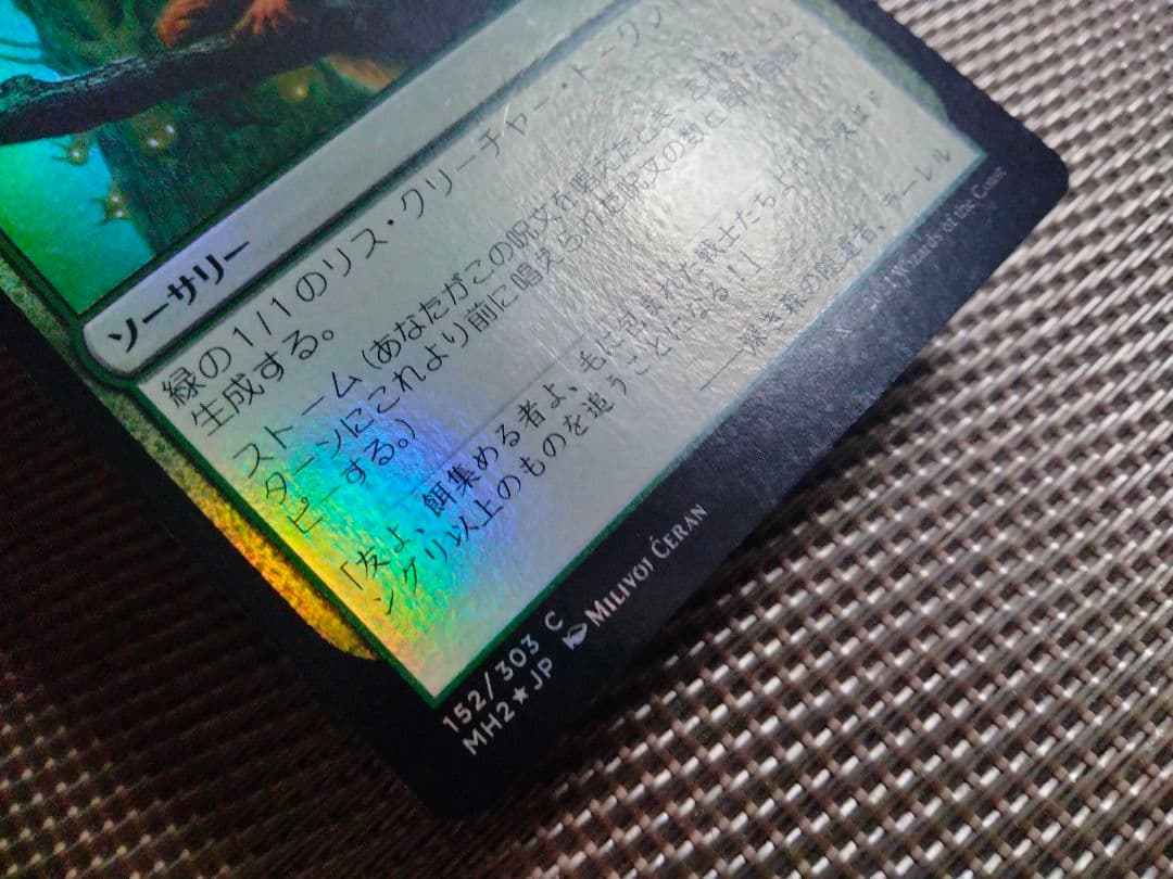 ご確認用】モダンホライゾン2 foil 騒鳴の嵐a 日本語 1枚 MTG