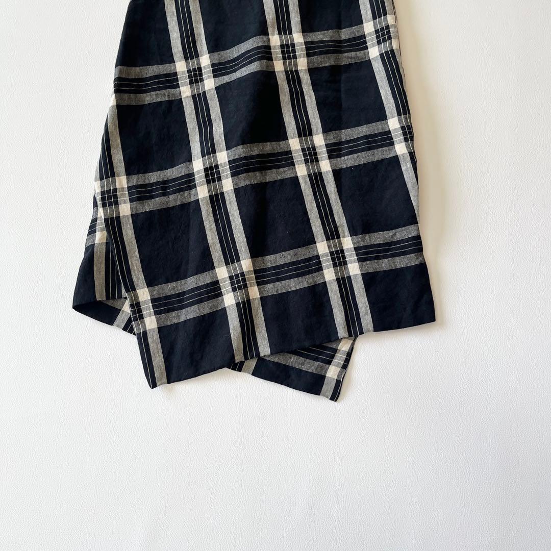 ▼美品✨ヴィヴィアンウエストウッド【38】リネン100 変形 スカート イタリア