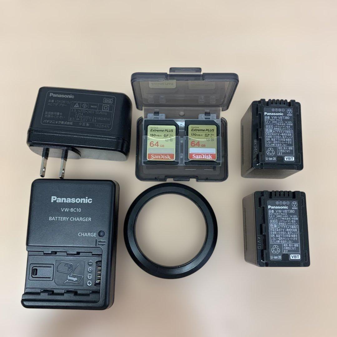 m100109m Panasonic HC-VX985M 4Kビデオカメラ　美品
