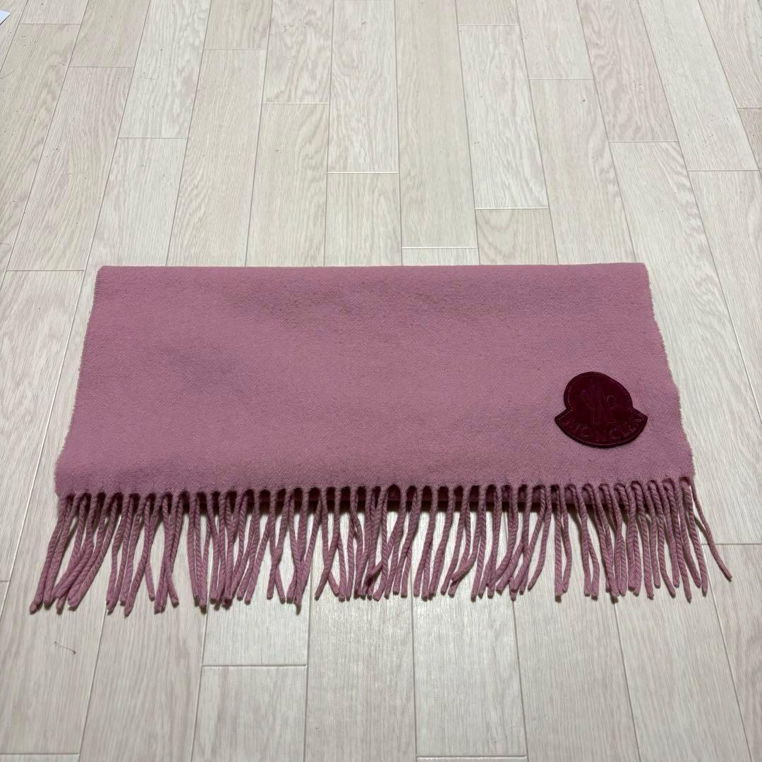 モンクレール デカワッペン マフラー ストール ピンク 4K57 - メルカリ