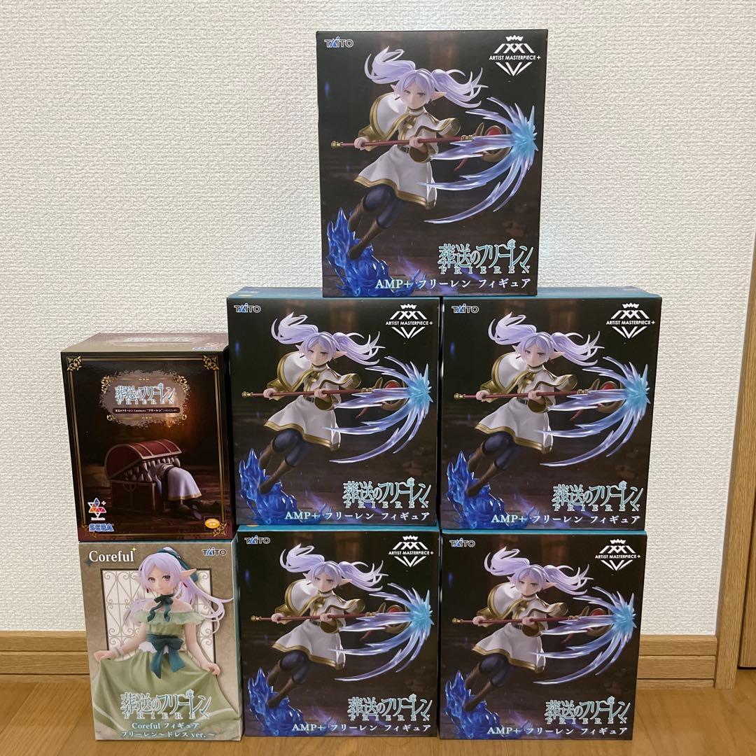 最新 葬送のフリーレンセットAMPプライズフィギュアまとめ売りセット7