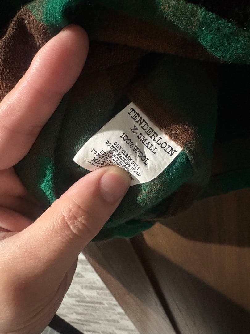 テンダーロイン ウールシャツ　キムタク