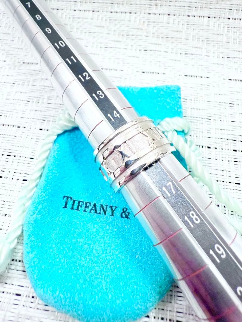 ティファニー　アトラス　ワイド　指輪　リング　16号　研磨仕上済美品 925