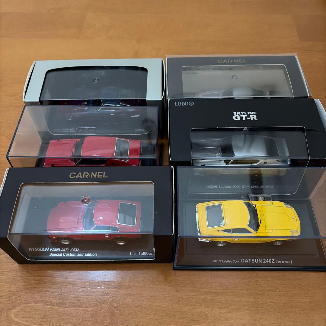 ミニカー 6点セット 1/43 フェアレディ GT-R スカイライン