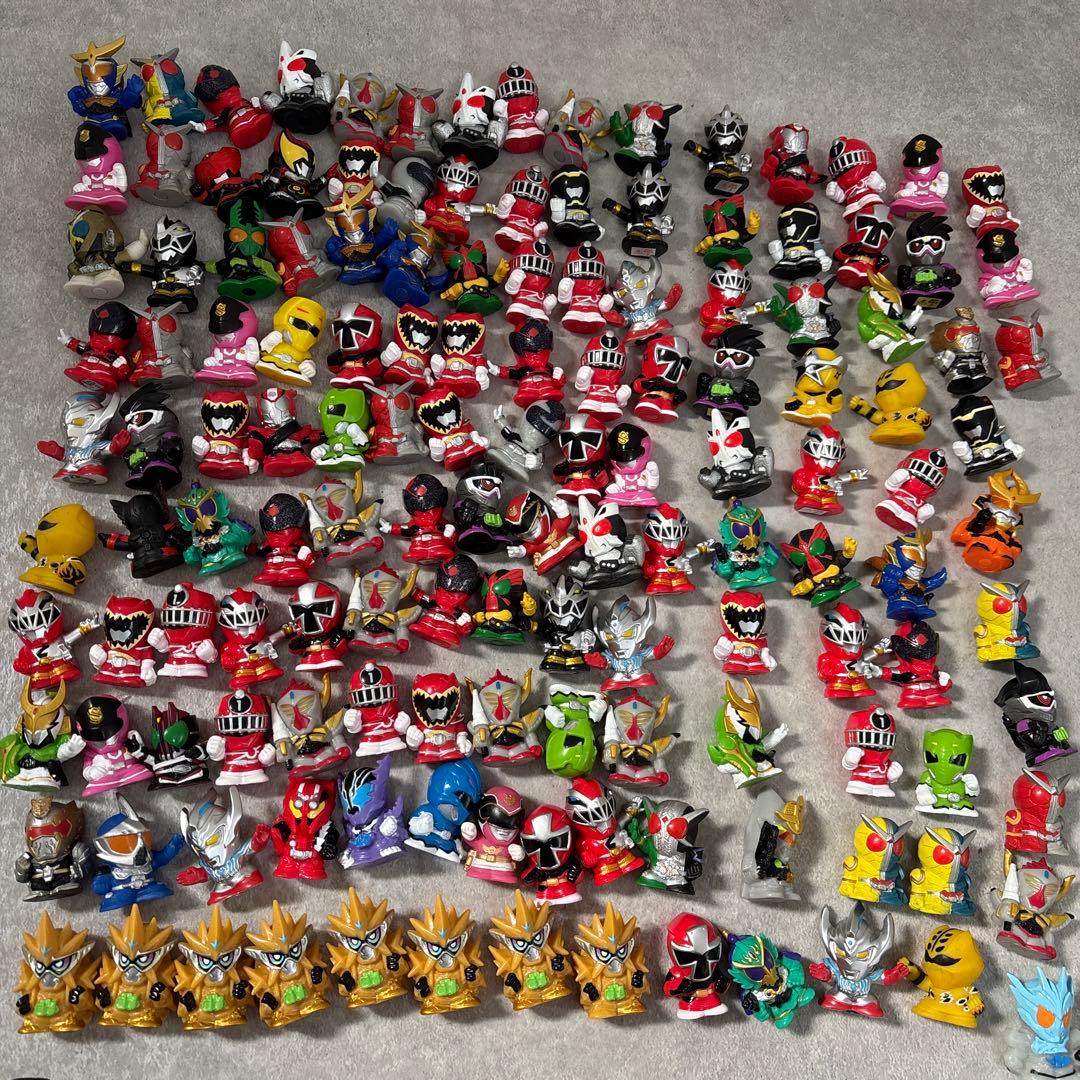 仮面ライダー　戦隊モノ　ウルトラマン　ソフビ　143体セット