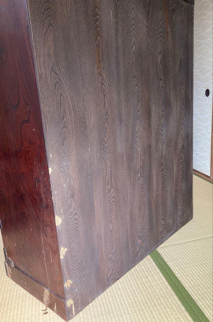 民芸調中古家具 岩谷堂タンス 三、五尺 上四ッ抽 整理箪笥