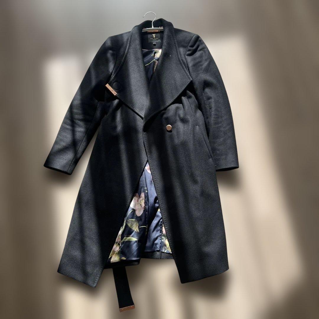 Ted Baker ロングコート ブラック black Size 0 - メルカリ