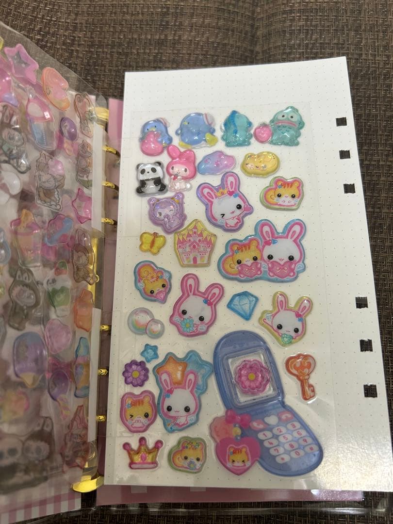 シール帳完成品　シール新品未使用品セット