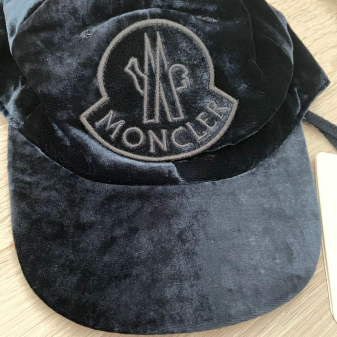 MONCLER モンクレール キャップ ベビー Sサイズ MONCLER ブラック