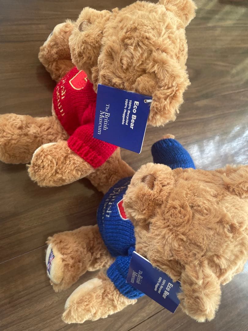 新品！Eco bear ぬいぐるみペア　お誕生日　クリスマスプレゼント