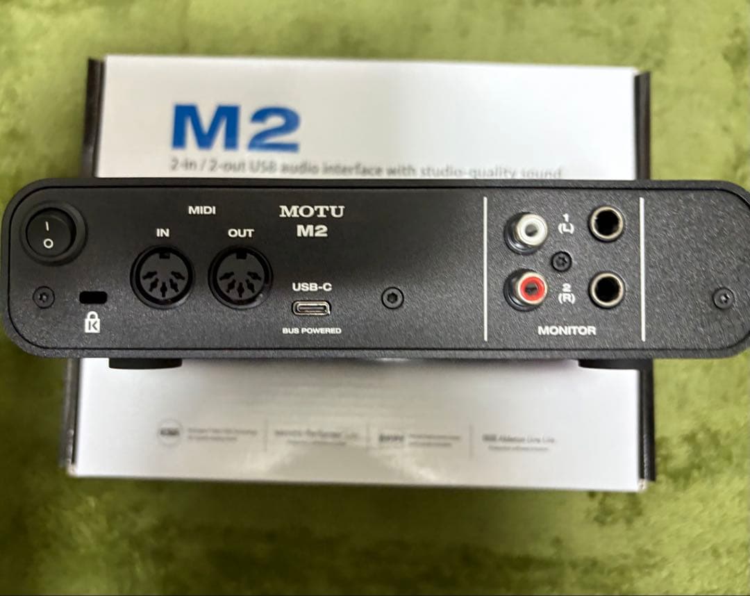 《美品》オーディオインターフェース　MOTU M2 動作確認済み