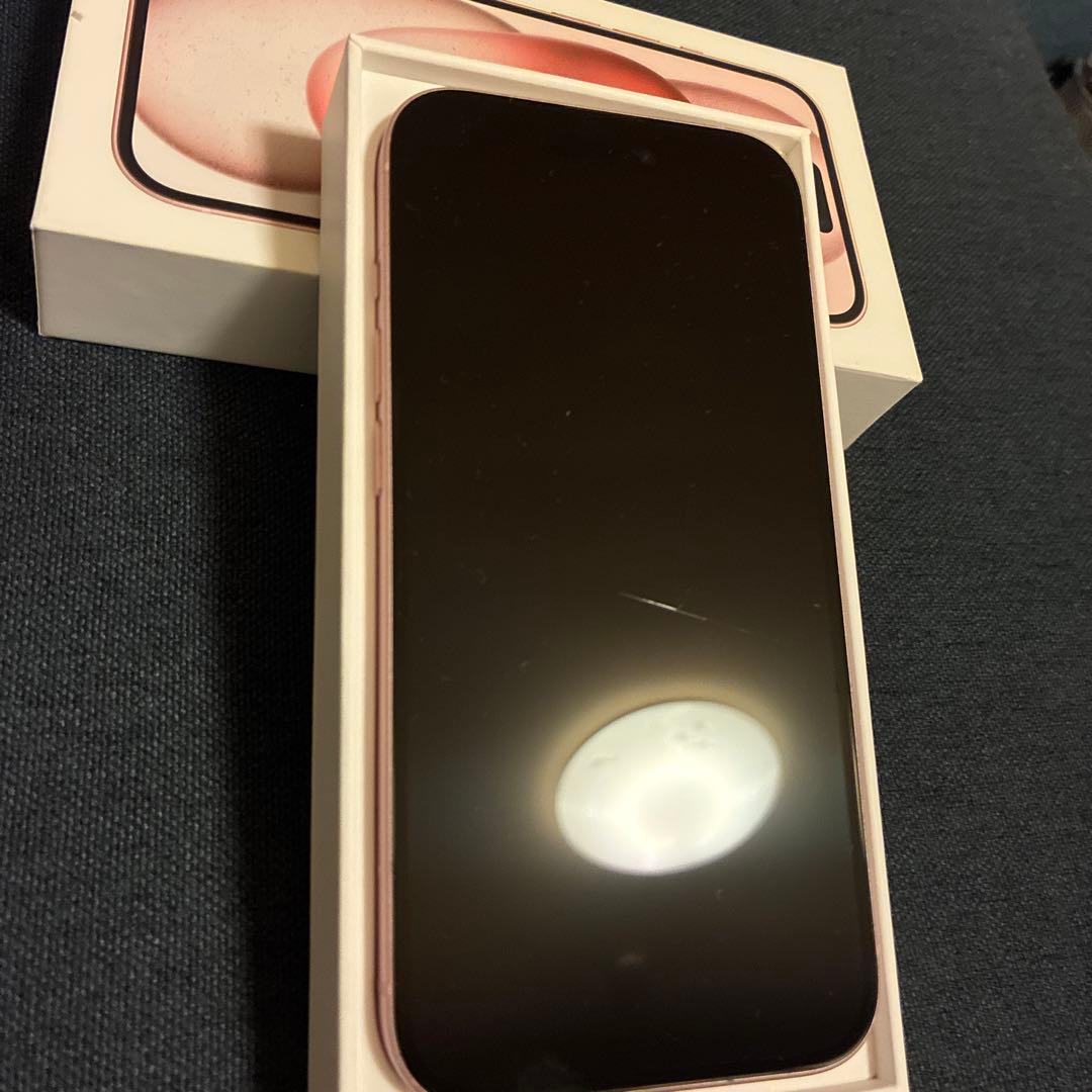 iPhone15ピンク256GB(背面割れジャンク)