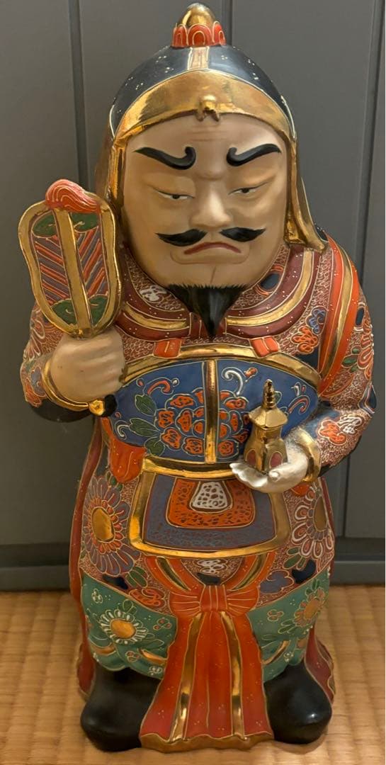 九谷焼 布袋尊 5体セット 高さ約30cm/約26cm 縁起物 置物