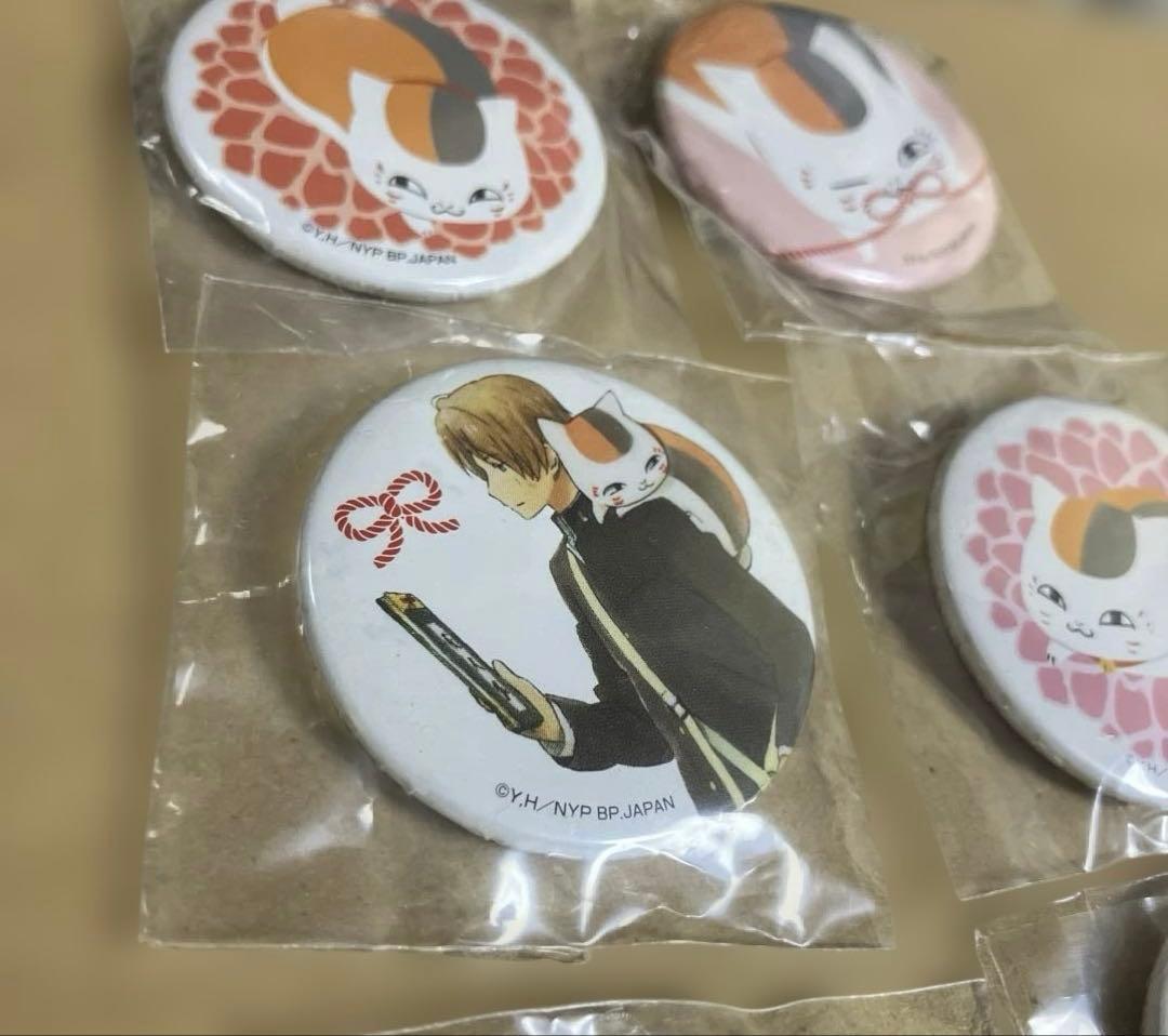 夏目友人帳 一番くじキャラバン おみくじ 缶バッジ 全10種コンプリートセット