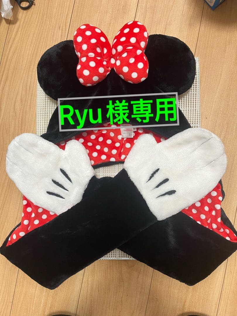 早い者勝ち　ディズニー　ミニーマウス　手袋付き　マフラーファンキャップ ミニーマウス 手袋つきマフラーファンキャップ - メルカリ