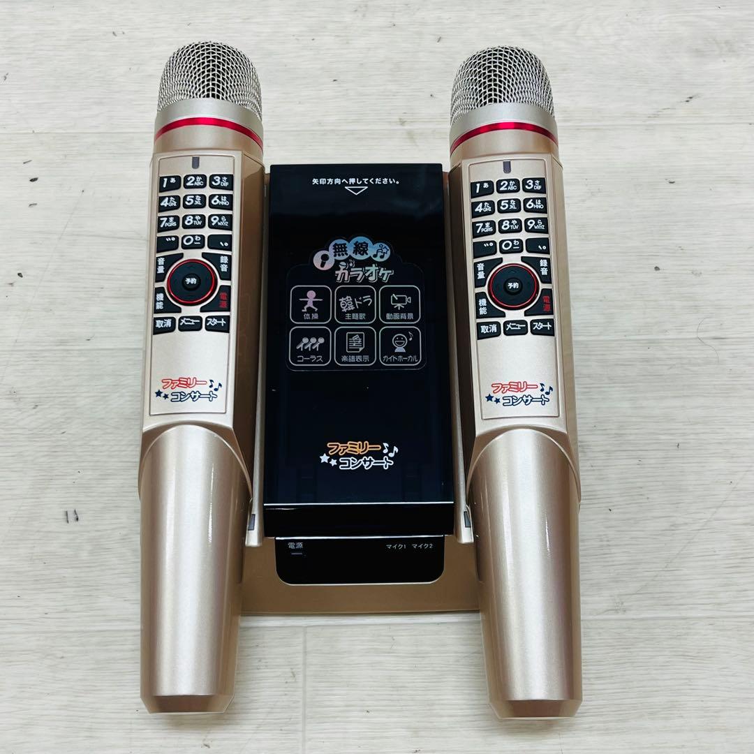 美品 TJMジャパン ファミリーコンサート 家庭用カラオケセット - メルカリ