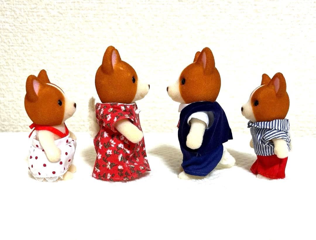 シルバニアファミリー⭐️コーギー　オープンハンド　海外版　Flair