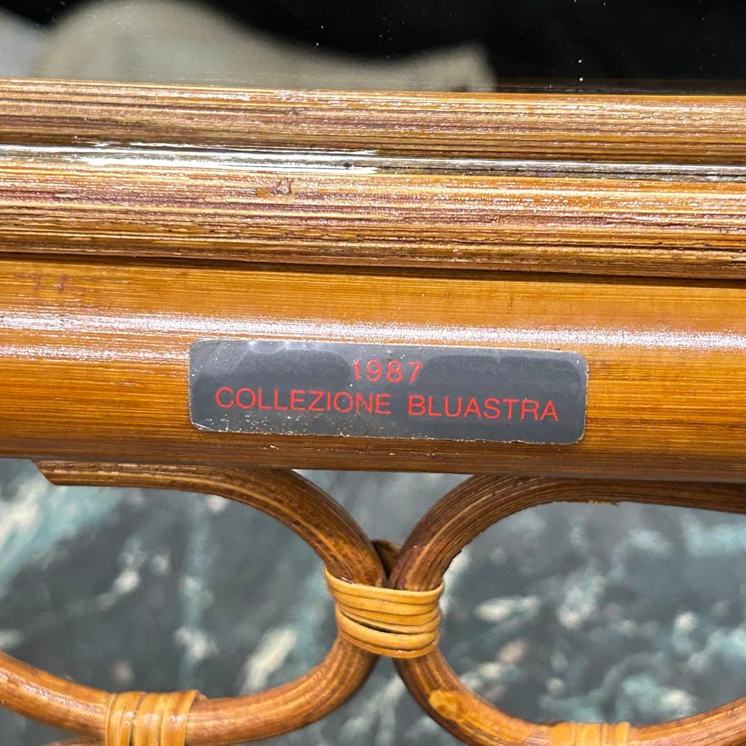 新品 レトロ ラタン 籐 カネボウ化粧品 62 ベルの会記念品 インテリア