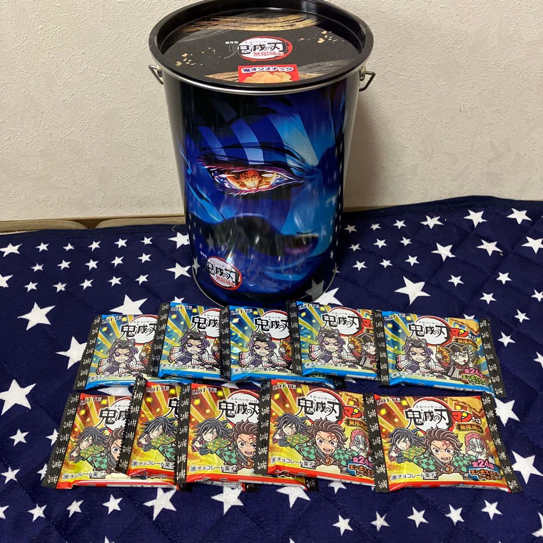 劇場版 鬼滅の刃 無限城編 鬼オンスナックBIG缶 鬼滅の刃マンチョコ10