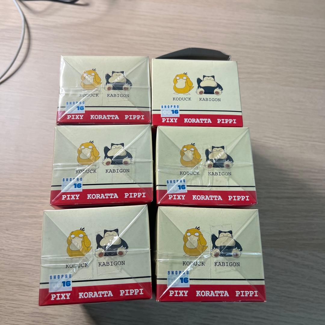 レトロ雑貨　ポケモンミニポットペア　6点　未開封5、検品のため開封1