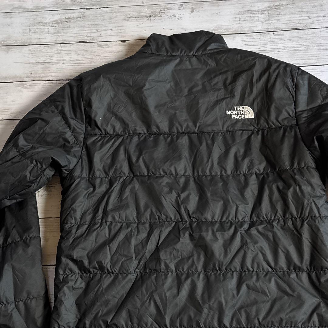 ノースフェイス 中綿ジャケット M ブラック 企業ロゴ LastPass 刺繍