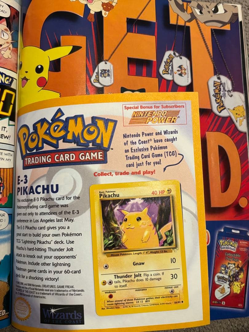 ポケモンカード/E-3 Pikachu /台紙未剥がし品/