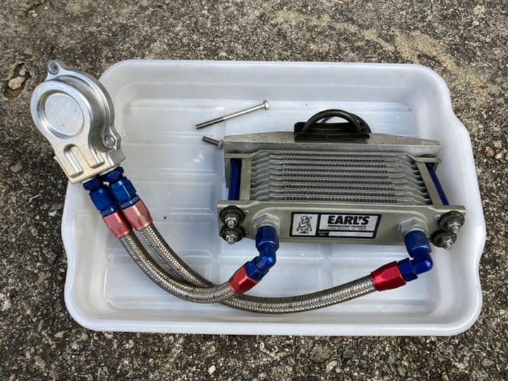 TW200・225用 EARL'S アールズオイルクーラー