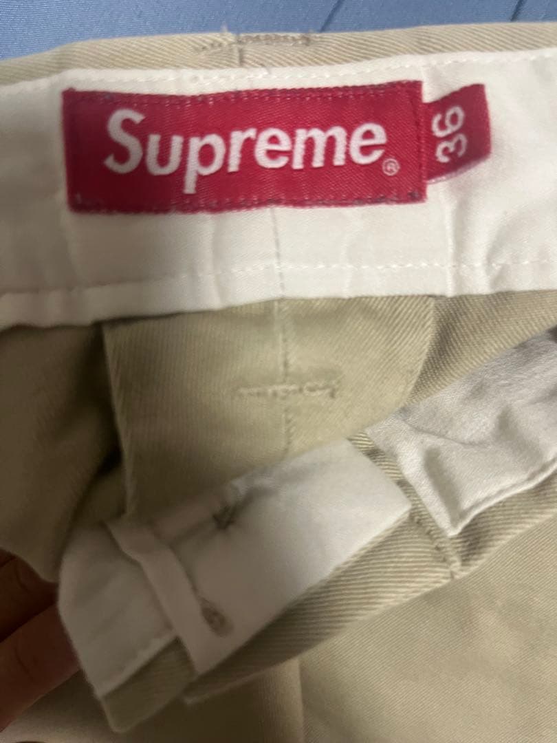 Supreme crown chino pant チノパン 36 ベージュ