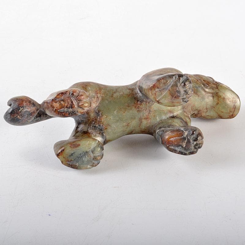 天馬様専用 中国 玉石彫刻 神獣 紙鎮 置物 C R5407 天馬様専用