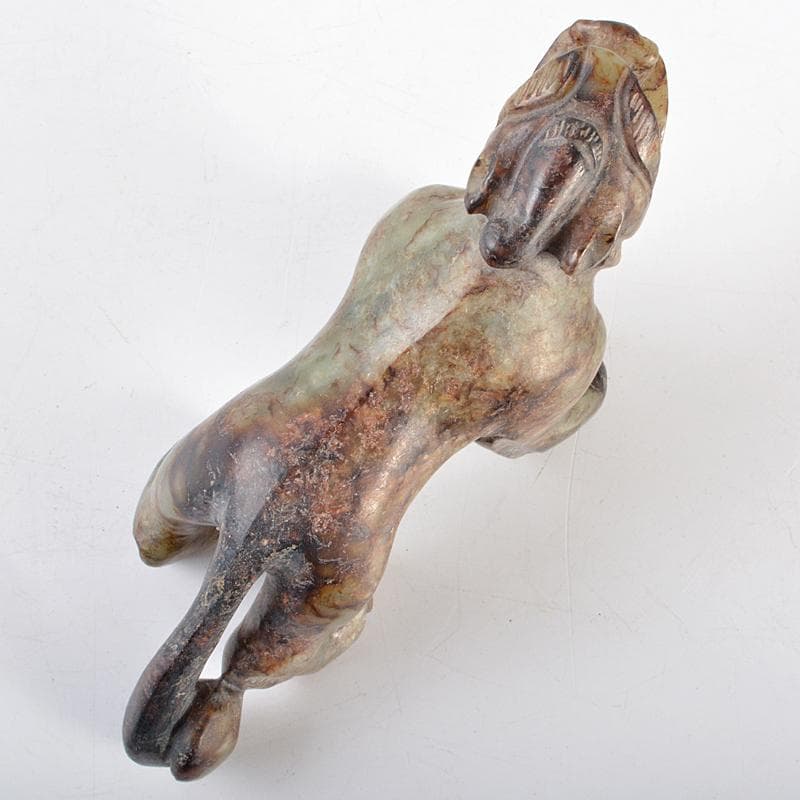 天馬様専用 中国 玉石彫刻 神獣 紙鎮 置物 C R5407 天馬様専用