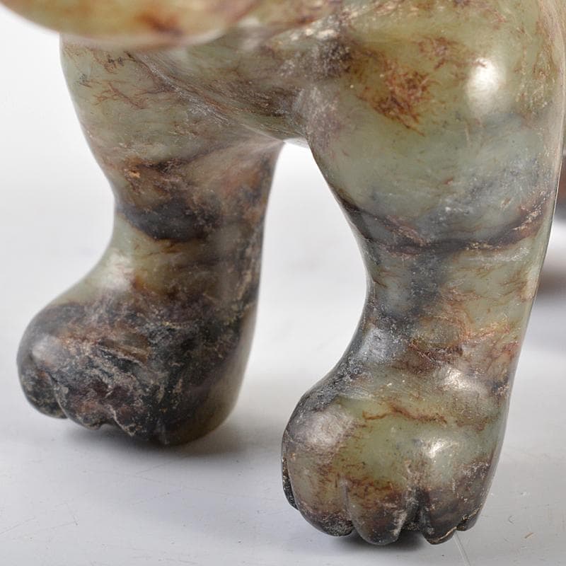 天馬様専用 中国 玉石彫刻 神獣 紙鎮 置物 C R5407 天馬様専用