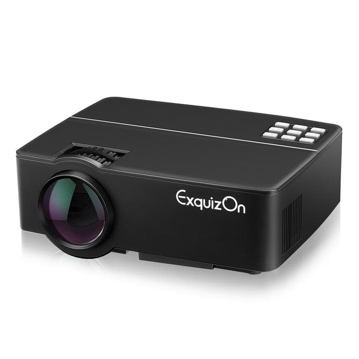 人気！LEDプロジェクター 小型 1080P HD リモコン付 人気！LED