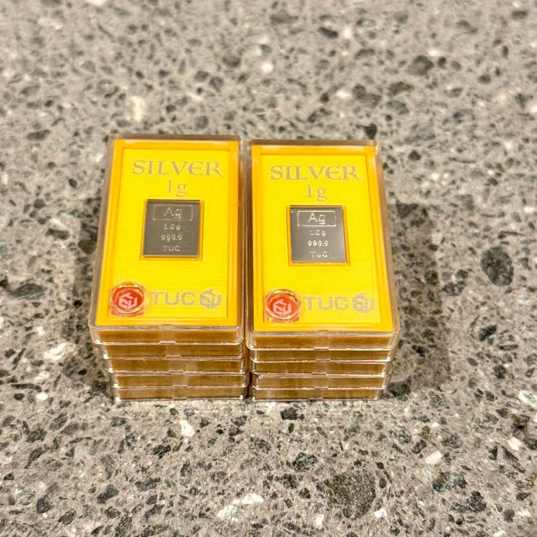 TUC Silver 1g 純銀景品 10個 シルバー - メルカリ