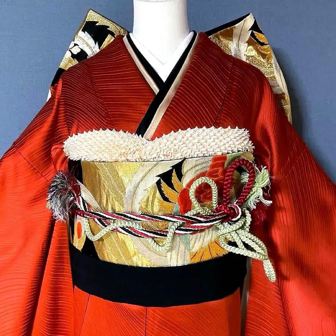 25点 振袖フルセット 手染め 新品ショール着付け道具付き 成人式振袖