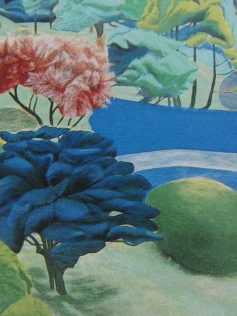 大野廣子、【ニュートンのリンゴ　小石川植物園】、希少な額装用画集より