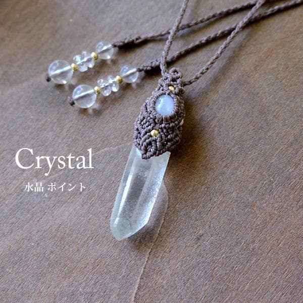 快適ハンドメイド・手芸 - ヒマラヤ水晶ポイント ・ムーンストーン