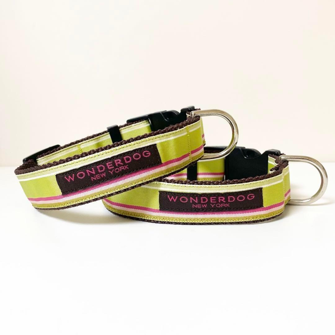 新品【定価1.1万】犬首輪2個 USA製ハンドメイド ワンダードッグ