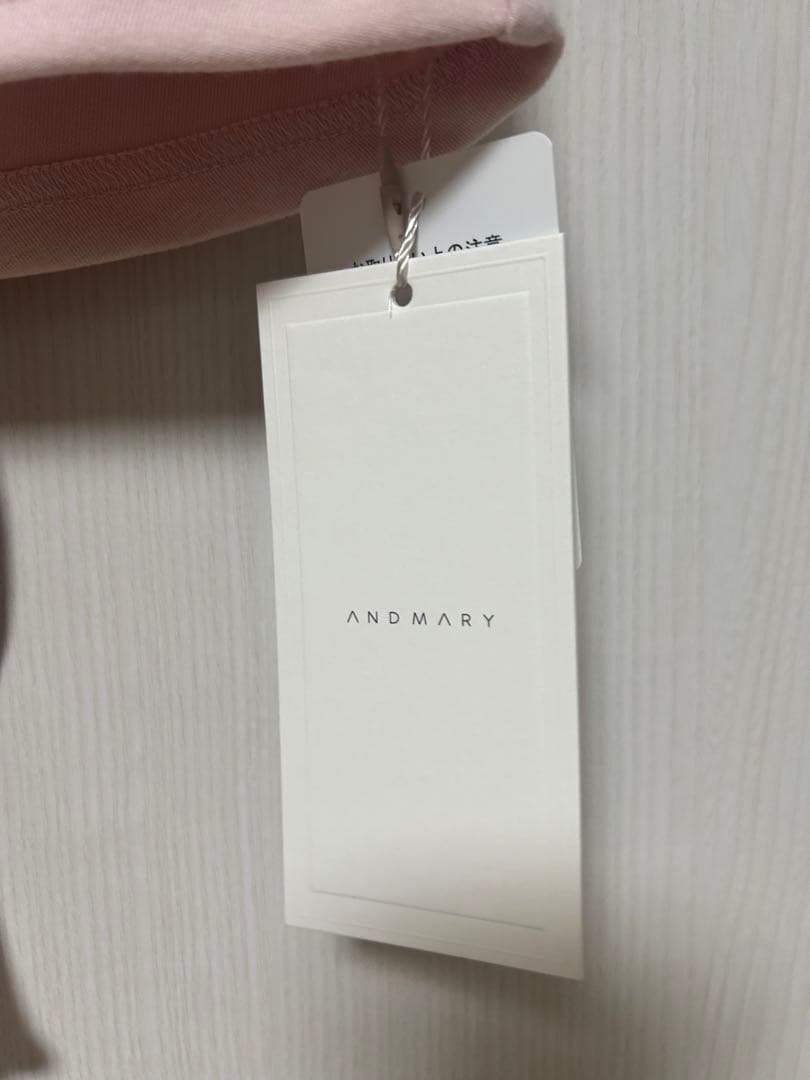 トップス ANDMARY Heart point tops pink